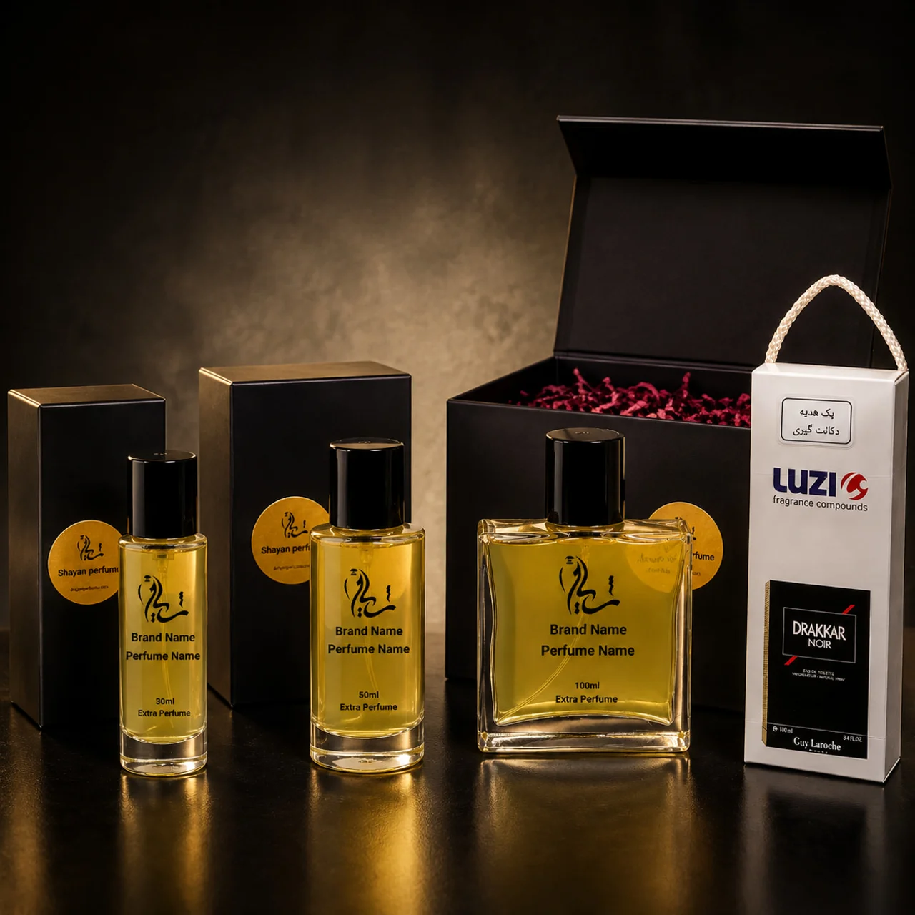 راهنمای بسته‌بندی و شیشه‌های عطر شایان